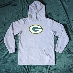Green Bay Packers Sweatshirt Adult XL Gray Hoodie NFL Football Sweater XLarge